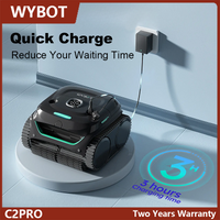 Robot Pool Cleaner Cordless Swimming Pool Machine with Dual Filtration Smart Path Planning App Control 3Hours Runtime Up To 150㎡