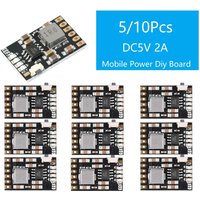 5/10pcs CD42 DC 5V 2A Mobile Power Diy Board 4.2V Charge/Discharge(boost)/battery protection/indicator module 3.7V lithium 18650