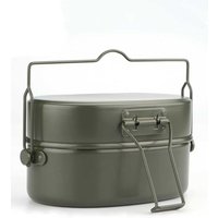 Aluminum Lunch Box Cookware Outdoor Camping Rice Cooker German Style Mess Kit Three-Part Portable Cooking Pan Pot