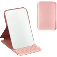 Portable Handheld Mini Makeup Mirror, Dormitory Tabletop And Office Use, Adjustable And Portable Folding Mirror