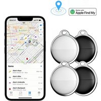 1-6pcs Bluetooth Tracker Smart Tag Work For Airtags Apple Find My APP Tracking Locator Device Search For Luggage Key Bag Car Pet