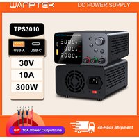 Zasilacz laboratoryjny DC Wanptek, regulowany, 30V 10A, stabilizowany zasilacz impulsowy LED, regulator napięcia 60V 5A