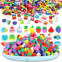 50/100/400pcs Mini Rubbers Cartoon Themed Eraser for Writing Drawing Correction Cute Vibrant Portable Office Study Supplies XJM