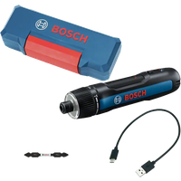 Bosch GO 3 śrubokręt zasilany bateriami (uchwyt na końcówki śrub, kabel USB-C, miniwalizka)