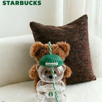 Starbucks Bear Water Cup 591ml Elegant Minimalist Clear Texture Delicate Workmanship Great Collectible Item And Drinkware