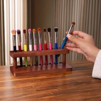 Desk Display & Storage Stand, Universal Desktop Holder for Pens, Eyebrow Pencils and Small Items