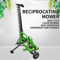 Hydraulic reciprocating mower, lawn mower, agricultural tractor rear-mounted mower for harvesting alfalfa, forage, and wormwood