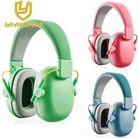 YHKEMA Kids Safety Earmuffs Headphones Hearing Protection 25dB NRR Noise Cancelling Adjustable For Child