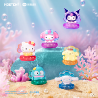 Cartoon Sanrio Hellokitty Pearl Shell Cute Bean Series Blind Box Window Display Toy Mini Doll Ornament Mystery Box Surprise Gift