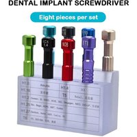Practical 6.2cm Technician Screwdriver Multiple Color Stainless Steel Tool Kit Implant DIY Micro Screwdriver Dental Laboratory
