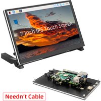 Raspberry Pi 5 7 Inch Touch Screen IPS 1024x600 HD LCD HDMI-compatible Display for RPI 4B 3B+ OPI 5 AIDA64 PC Secondary Screen