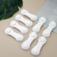 Multi-Purpose Safety Lock for Baby & Kids Safety, Cabinet Locks with Adhesive for Drawer, Cupboards Fridge, Closet,Pantry