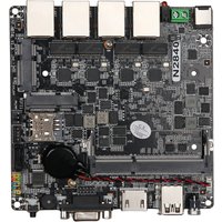 120x120mm Mini ITX X86 PC Motherboard intel Celeron N2830 CPU 4x 2.5G Ethernet HDMI VGA 2xUSB Mini PICE SIM Slot SATA mSATA