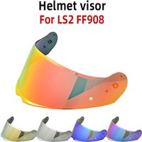 Helmet visor For LS2 FF908 Strobe II Open-face helmet Replacement Visor including anti fog stickers casco para motos accesorios