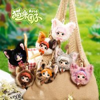DUMIA Plush Cat Blind Box Keychain Vinyl Fluffy Doll Anime Ita Bag Charm Cute Lolita Style Collectible Toy Gift For Anime Lovers