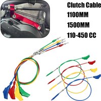 Motorcycle Clutch Cable Adjuster Dirt Bike 1100mm 1500mm 43" Replacement Clutch Cable for NC Engine 110CC 125CC 200CC 250-450CC