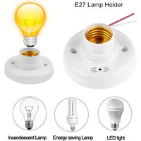 E27 Screw Lamp Base Sound Voice Control Delay Switch Light Socket Adapter AC180-240V Lighting Accessories LED Bulb Holder