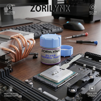 High-Performance 25g Thermal Paste - Professional Grade Conductive Grease for CPU GPU Cooling, High Stability Heat Sink Compound