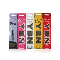 AliExpress GOLDIX YBN Bicycle Chains Mountain Bike Chians 8/9/10/11/12 Speed Silver Bicycle Chain 116 Links for MTB Bike