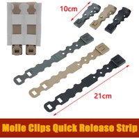Durable Molle System Malice Clips Strap Buckle Accessory 21cm Nylon Quick Release Strip For Magazine Pouch Tactical Pouches