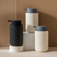 Luxury Body Wash Soap Bottle Ceramic Model Liquid Foam Dispenser Room Bathroom Color Dispensing Bottle Mousse Foam Pressing