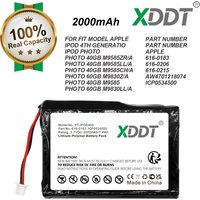 XDDT 2000mAh 616-0206 616-0183 Battery for Ipod Classic 4th Gen / Photo U2 A1059 20 40GB