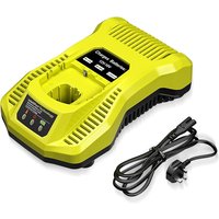 P117 18V Rapid battery Charger Replacement for Ryobi 12V-18V Battery One Plus Li-Ion/NiCad/NiMh Battery P100 P102 P103 P105