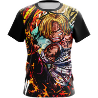 Summer 2026 One Piece Luffy "Five-tier Nika Sun God" Comic-style Trendy 3D Printed Breathable T-shirt for Adults and Children