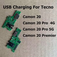 For Tecno Camon 20 Pro Premier Fast USB Charging Dock Board Connector PCB Charger Socket Port Flex Cable