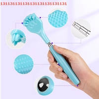 Back Scratcher Relieve Anti-itch Tool Five Sections Handle Telescopic Back Scratcher For Itch Massager Back Scraper Massage