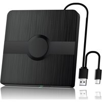 External 3D Blu Ray Drive Portable Blu ray Player 2 in 1 USB 3.0 CD DVD Read Disc Drive Compatible with Win11/10/8/7, Mac OS