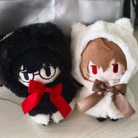 New Persona 5 16cm Plush-Like Texture Akechi Goro Cape Plush Doll Nunu Pendant Birthday Gift New In Stock