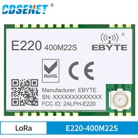 LLCC68 LoRa Wireless Module 433Mhz 470Mhz 22dBm 6km Long Range E220-400M22S CESENET RF Receiver Transmitter PA+LNA IPEX Antenna