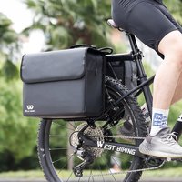 Bicycle Rear Seats Bag Large Capacity Easy Using Durable Bicycle Carriers Rack Seats Bags Luggage Carriers Waterproof Cycle Bag