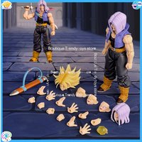 Demoniacal Fit Dragon Ball Z SHF Super Saiyan Trunks The Boy From The Future Son of Tomorrow Action Figure Models Toys