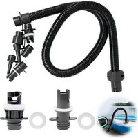 Paddleboard Air Pump Adapter Kit Multi-functional Nozzles Air Pump Adapter Kit For SUP Surfboard Inflatable Boat Kayak Air Bed E