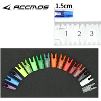 200pcs Plastic Arrow Nocks For ID 3.2 4.2 6.2 Arrow Shaft Bow Arrow Accessories Compound Recurve Bow Hunting Shooting
