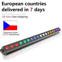 DMX18x12W LED RGBW/RGBWAUV Led Wall Wash Light Led Bar DMX Line Bar Wash Stage Light Party Wedding Events Lighting