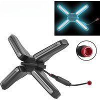 Phare avant Super lumineux 4W pour Scooter électrique Segway Ninebot ZT3 ZT3 Pro, pièces de feu avant en forme de X