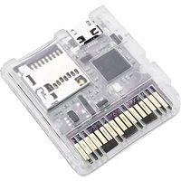 MEUYAG DSpico Game Reader Cart Injection Molded Transparent Case with RP2040 MCU For NDS NDSL DSi 3DS Console