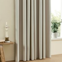 1pc Elegant Single Layer 100% Blackout Curtains With Top Ring Hole Design, for Living Room, Bedroom,No Drills,Aesthetic