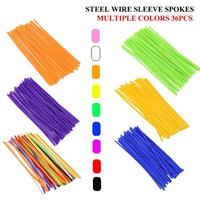 AliExpress NONE New Motorcycle Wheel Rim Spoke Wrap Kit Skin Cover For Motocross Dirt Pit Bike Enduro