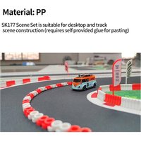 LDARC V64 1/64 MINI RC Car Race Track X43 1/43 Mini Remote Control Climbing Car Replacements: L0510 LAA Car Shell Climbing set