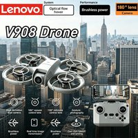 Lenovo V908 Smart Screen RC Drone Brushless Motor HD Aerial Camera Optical Flow Stabilization Outdoor Flying Quadcopter