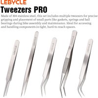 AliExpress LEBYCLE Stainless Steel Bicycle Tweezer Bike Bottom Bracket Bike Hub Bike Freehub Bearing Repair Tool Bike Seal Removal Tweezers