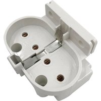 White 2G11 UV Light Base PL H Tube Lamp Holder 2A 500V Fluorescent Lamp Socket Converter T110 Desktop Led Lighting Accessories