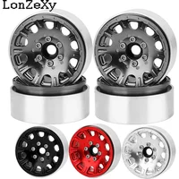 4pcs Metal Alloy Beadlock 1.9 inch 2.2 inch Wheel Rims Hubs for SCX10 Wraith 90048 TRX4 TRX6 1/10 RC Crawler Car Upgrade Parts