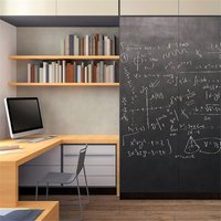 Blackboard Wallpaper Blackboard Wall Sticker Removable PVC Draw Mural Decor Art Chalkboard Wall Sticker for Kids Rooms Durable