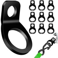 AliExpress NONE 10pcs Tie Down Strap Rings Stainless Steel Lashing Rings For Car Truck Motorcycle Dirt Bike ATV Tiedown Attachment Points D-Ring