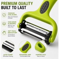3 In 1 Vegetable and Fruit Peeler Multifunction Slicer Grater Kitchen Tool for Potato Carrot Cucumber Melon Cooking Use 1/5pcs